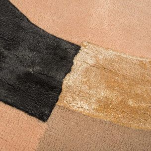 Tapis tufté main en laine et viscose - OVOL - doux épais et soyeux