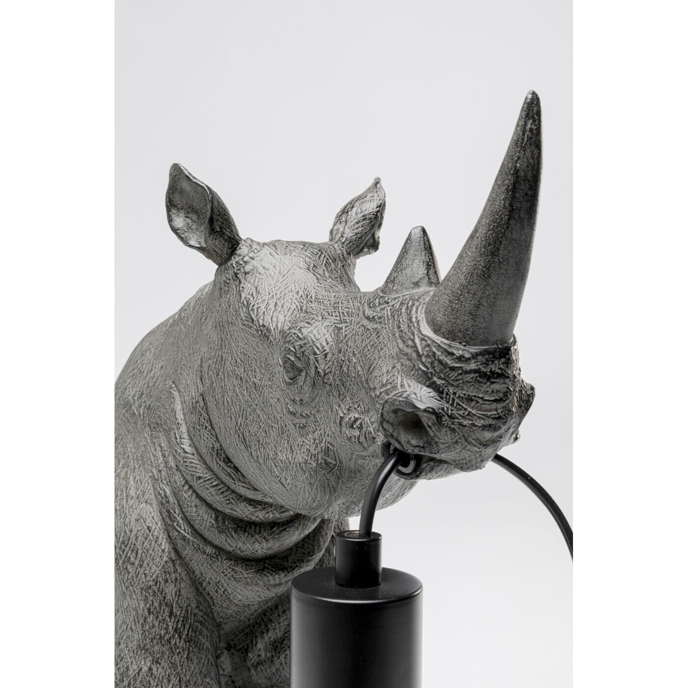 Lampe rhino assis gris Kare Design