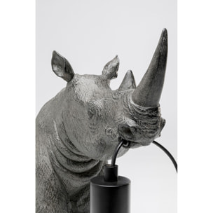 Lampe rhino assis gris Kare Design