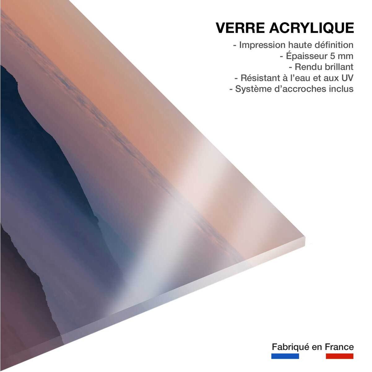 Tableau sud ouest au sommet de la rhune  Tableau plexiglas