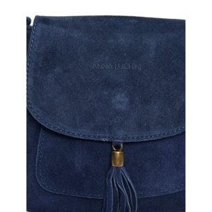 Borsa a spalla Anna Luchini Blu