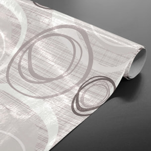 Sous-nappe protectrice imprimée cercles - Gris