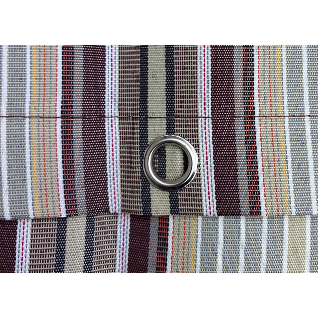 Tenda Da Sole Per Esterni Impermeabile Resistente Con Anelli Rigata Modello Costarica Vari Colori