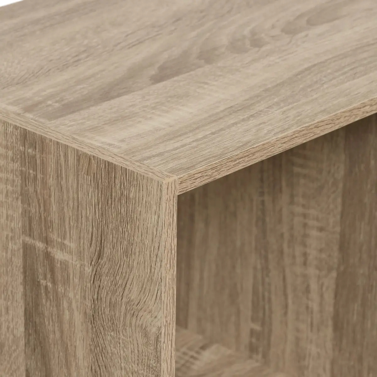Étagère 6 cases "Mix N' Modul" effet bois naturel