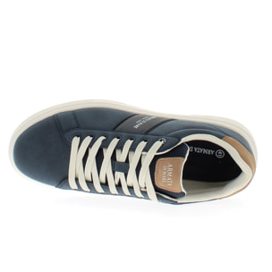 Armata di Mare Scarpe Uomo Court Sneakers Stringate con Soletta Rimovibile in Memory Foam AMU 1D931 Navy