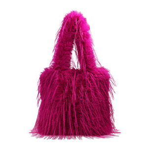 Borsa a spalla fucsia