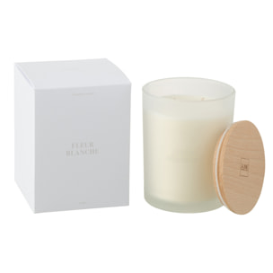J-Line bougie parfumée Accords Essentiels - Fleur Blanche - blanc - 52H