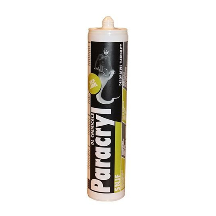 Mastic acrylique Paracryl DL CHEMICALS - Cartouche de 00310 ml - Noir - Lot de 25 - 0300002N037466