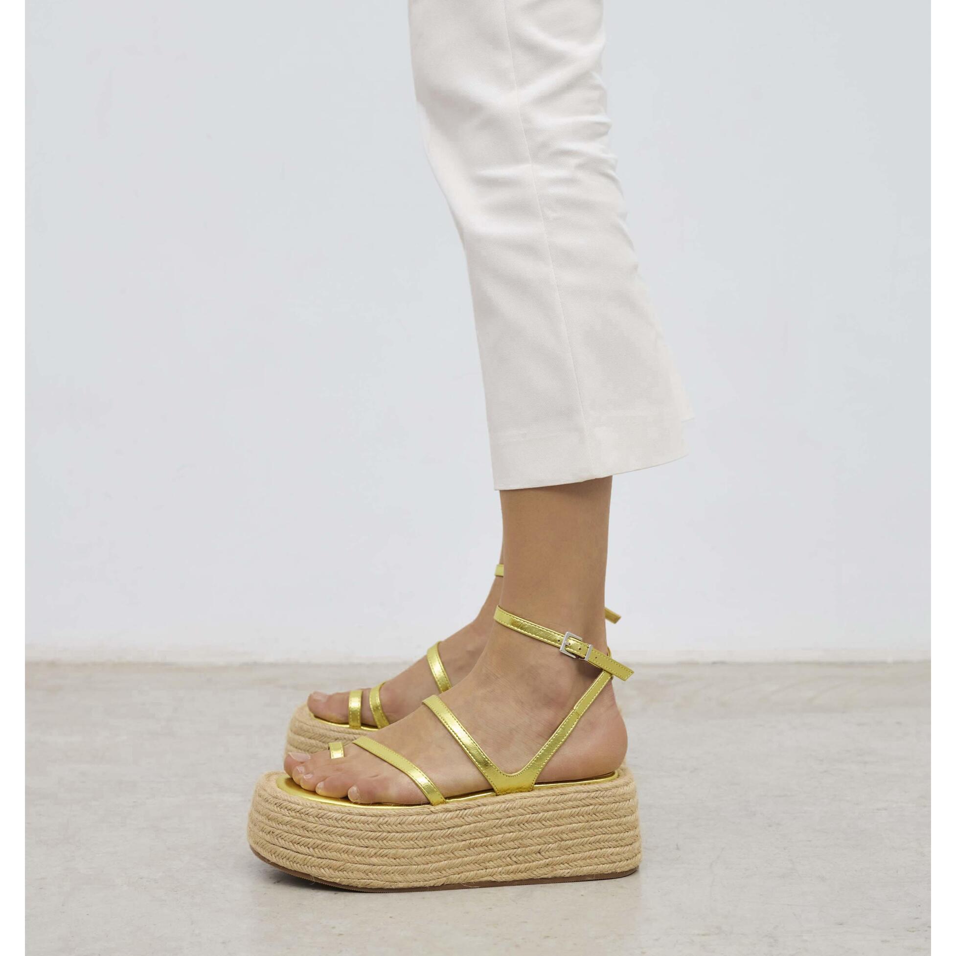 Sandalias de plataforma - Elina- 8 cm
