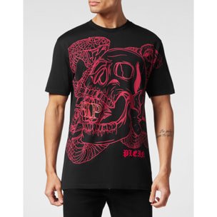 PHILIPP PLEIN T-Shirt Round Neck SNAKE