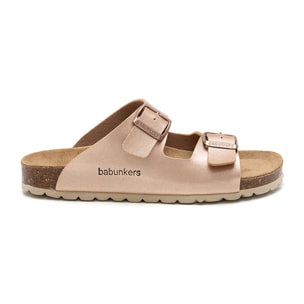 SANDALIA BABUNKERS ROSA