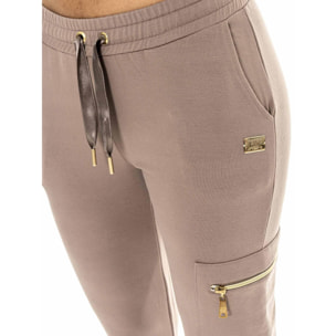 Chándal de invierno para mujer Leone 1947 Chic Tones con capucha y cremallera