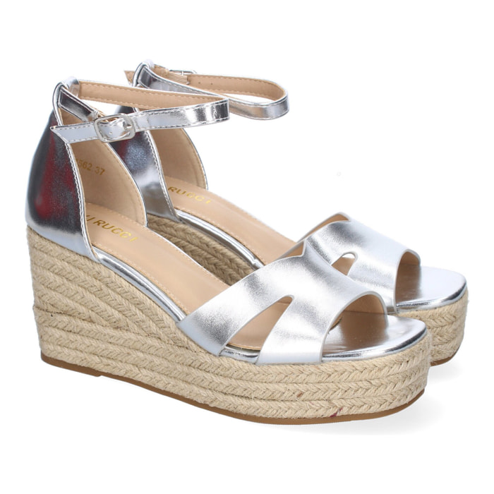 Sandalia de Cuña de Yute para Mujer, Comodo y Elegante, Diseño Moderno