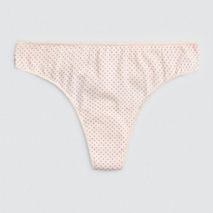 Confezione da 6 infradito in cotone stampato