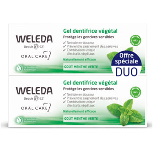 WELEDA - Duo Gel dentifrice végétal - 2x75 ml