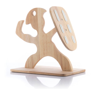 Set di Coltelli con Supporto in Legno Spartan InnovaGoods 7 Pezzi