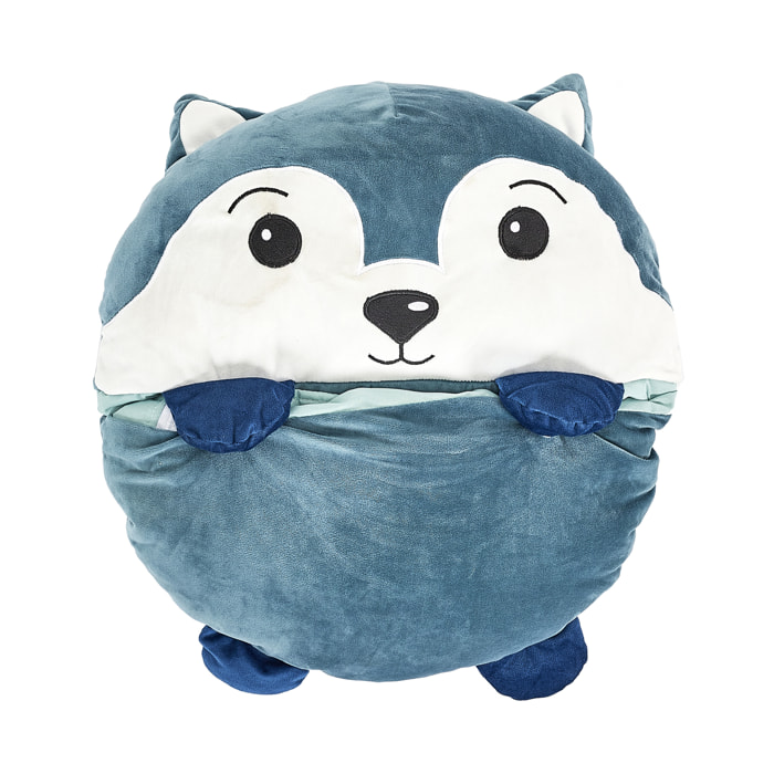 SAC DE COUCHAGE LOUP CONVERTIBLE 130X50CM