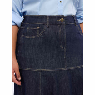 Fiorella Rubino - Gonna lunga in denim - Blu