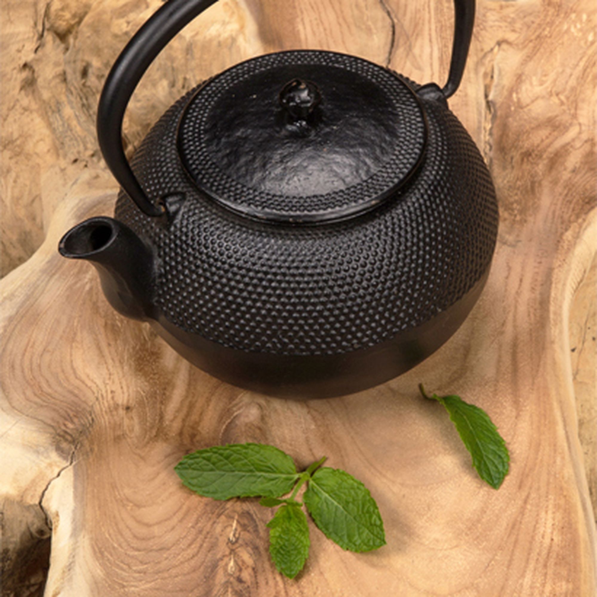 Théière en fonte noire 1,2L TRESOR D'ASIE