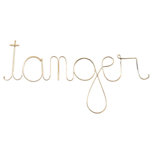 Mot  fil de laiton 'TANGER' - Doré Vieilli