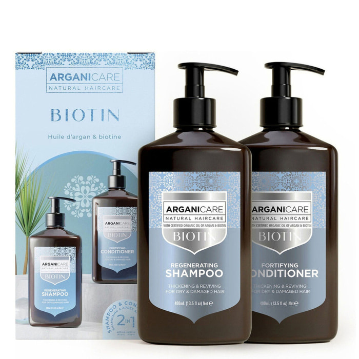 Biotine - Coffret Fortifiant Shampooing 400ml + Après-Shampooing 400ml