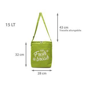 Borsa Termica Mare Spiaggia Fresh Break 15L