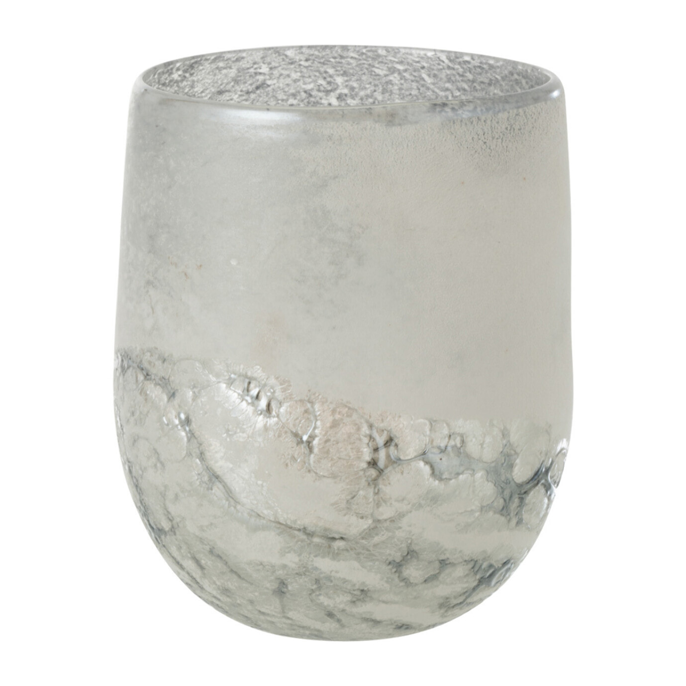 J-Line photophore Scavo - verre - gris - large