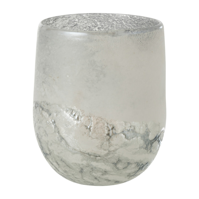 J-Line photophore Scavo - verre - gris - large