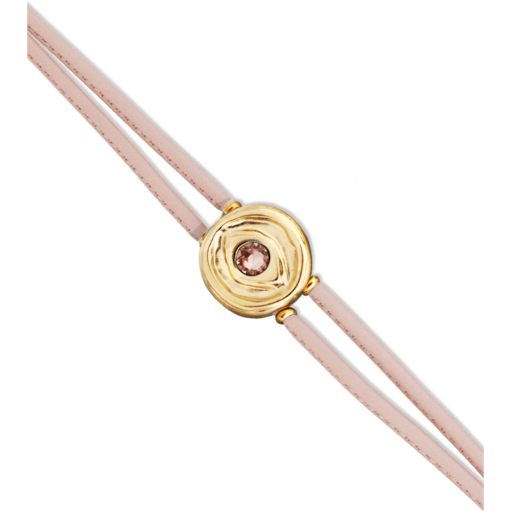 Pulsera SER INTUITIVA ROSA CLARO M