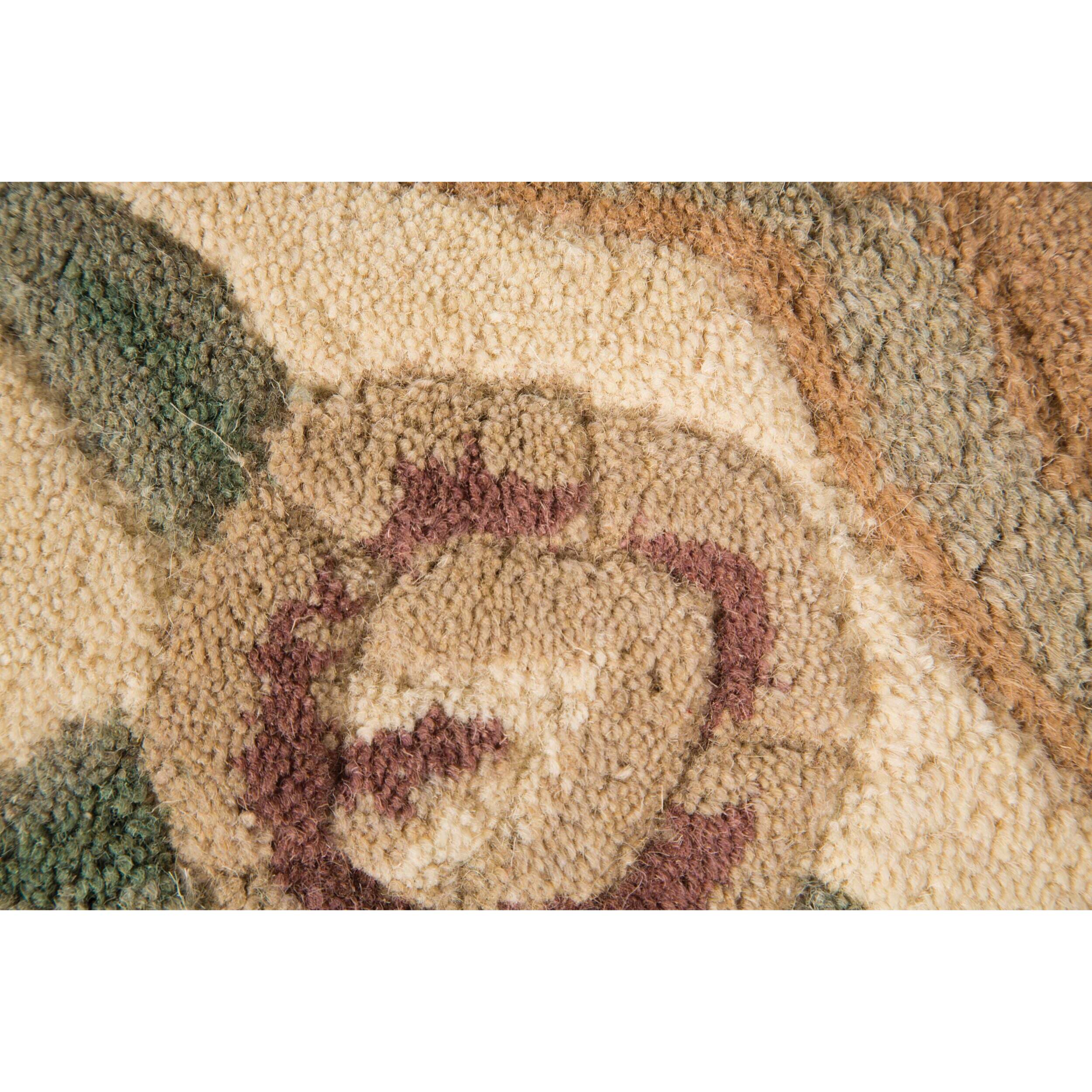 Tapis en laine de couloir AUBUSSON Beige