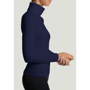 Top a maniche lunghe a collo alto Turtleneck Top Long Sleeves