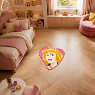 Tapis enfant Princesse Aurore, lavable en machine à 30°C