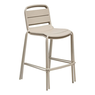 Chaise haute de jardin Alegoria empilable argile