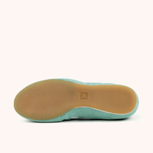 Zapatilla urbana de ante verde agua con diseño contemporáneo MUNICH DRIFT 09