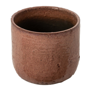 J-Line cache-pot - céramique - vieux rose - large