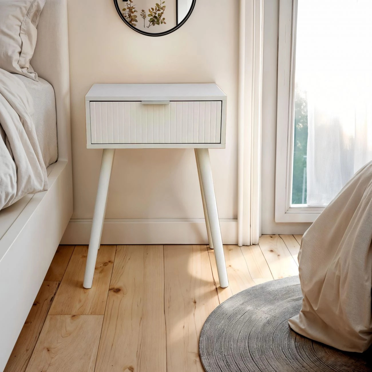 Mesita de noche Sanda Blanco