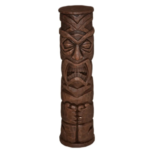 Totem "Tiki" - magnésie H72 cm