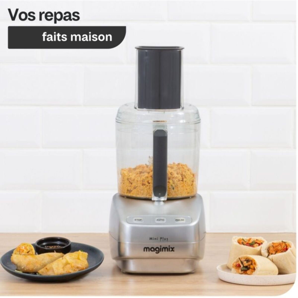 Robot multifonction MAGIMIX 18252F MINI PLUS NOIR