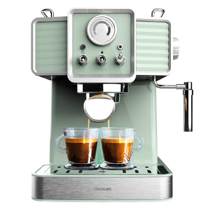Macchine del caffè express Power Espresso 20 Tradizionale Light Green Cecotec