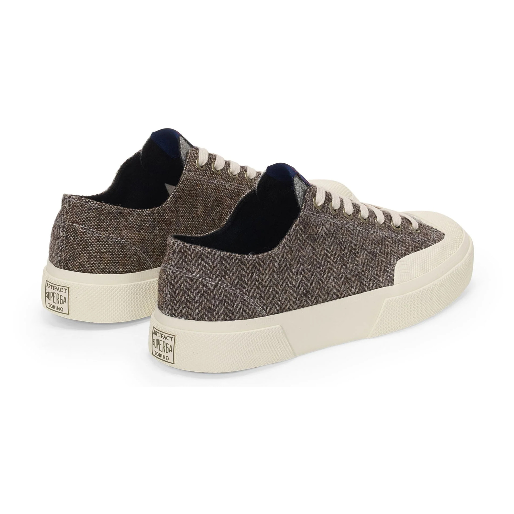 Superga - Sneakers Uomo Donna Grigio - 2432 WORKS WOOL PATCHWORK