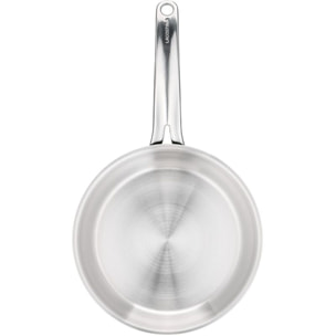 Poêle LAGOSTINA 2 poeles inox La Prima 24-28 cm