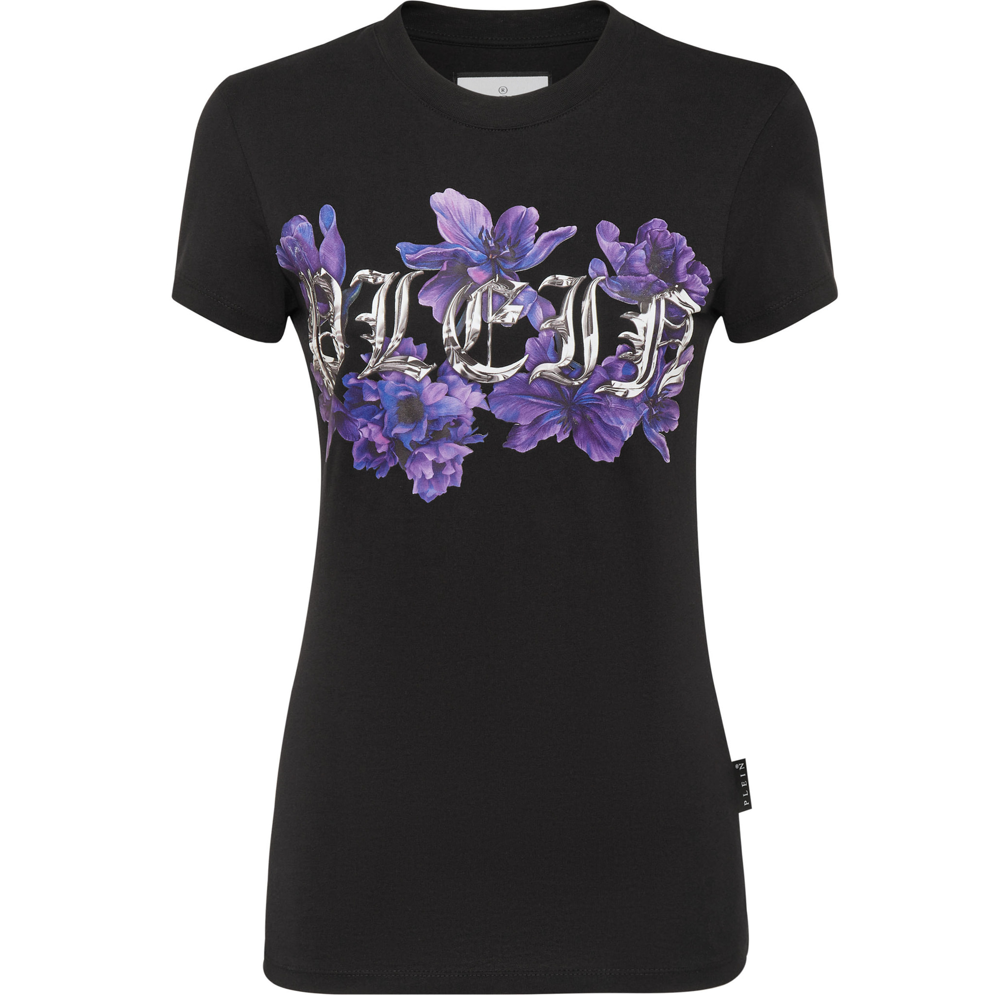 PHILIPP PLEIN Camiseta Cuello Redondo FLOWERS