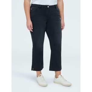 Fiorella Rubino - Jeans Kick Flare lavaggio black - Nero