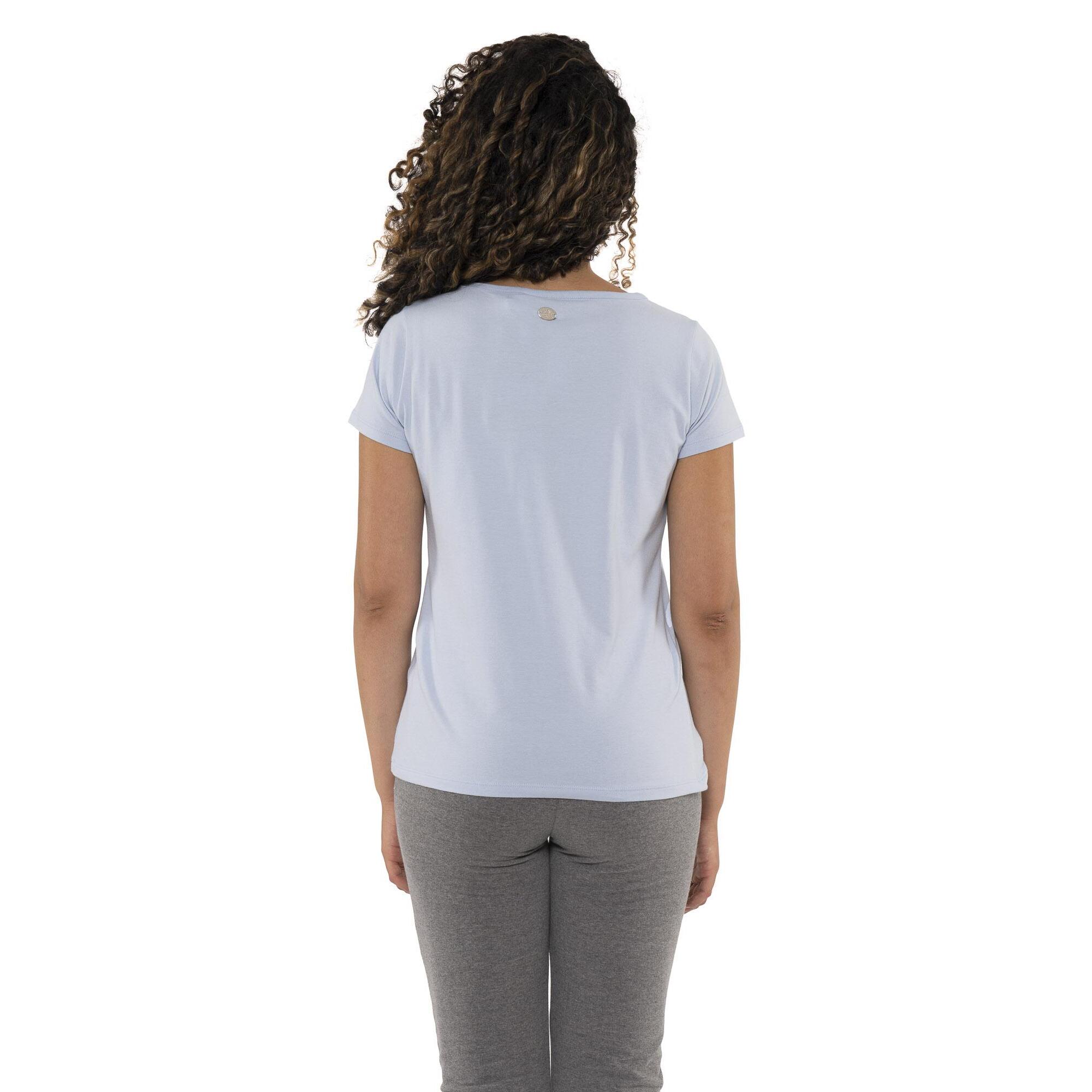 Camiseta de manga corta mujer "Nunca sin"