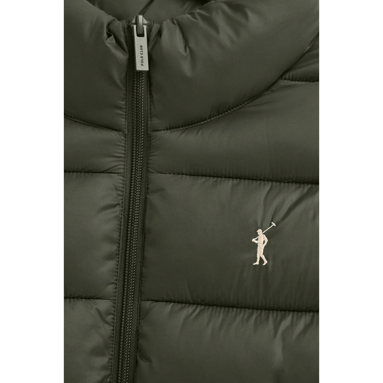 Chaqueta Salma Embroidery verde bosque con logo Rigby Go