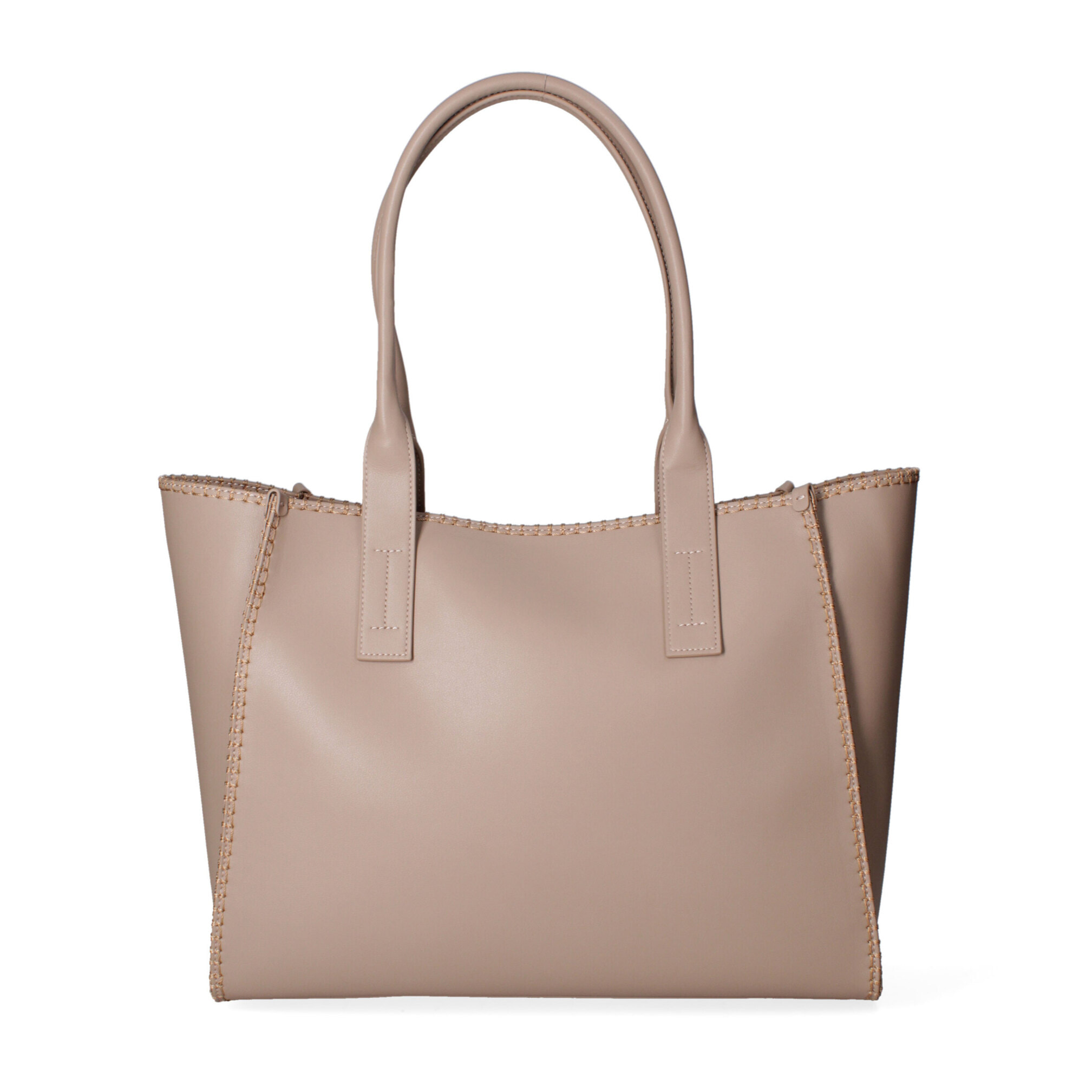 Borsa a spalla da donna 100% recycled leather 100% recycled leather 40x28x12 cm