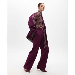 Camicia con logo e fiocco al collo