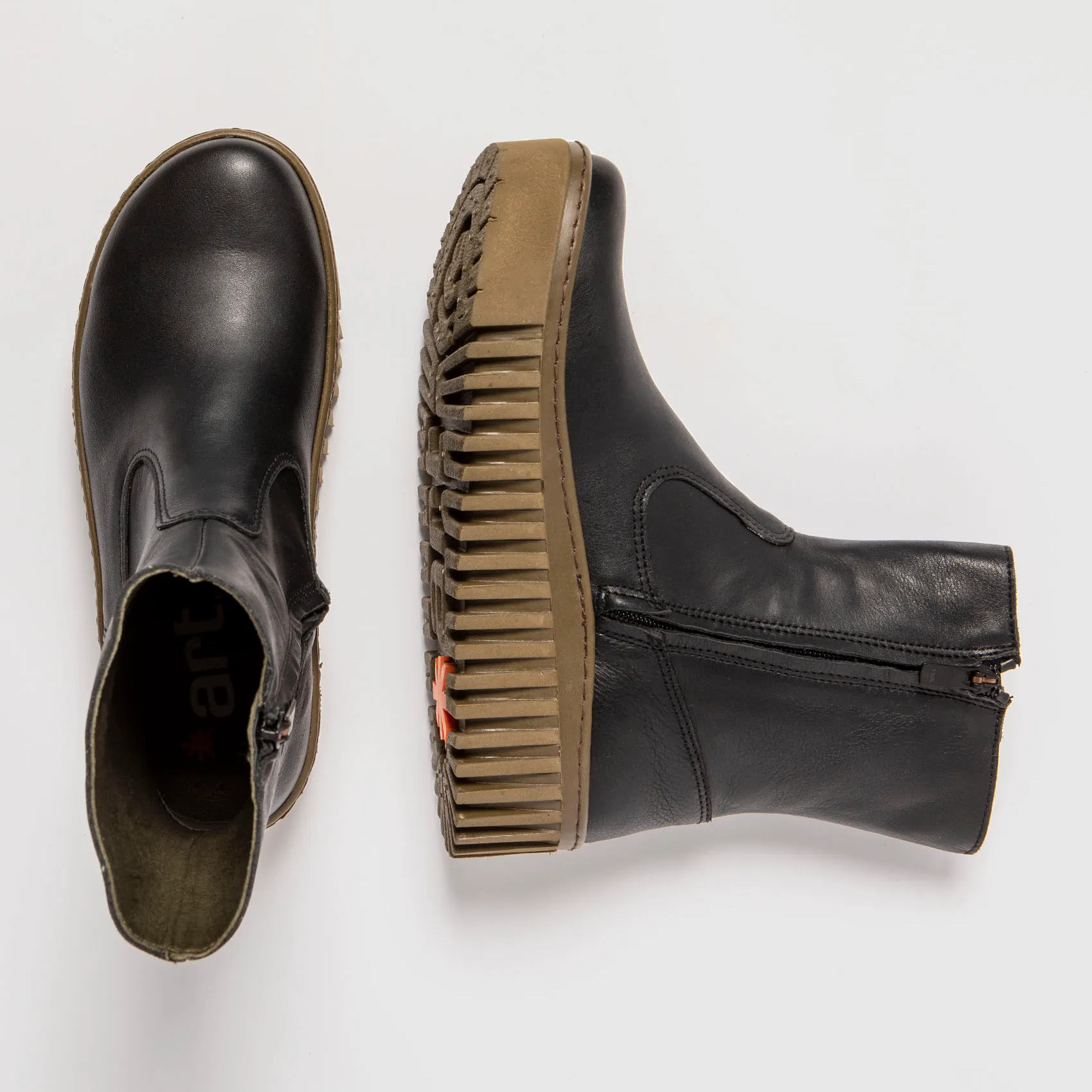 Botines 1531 NAPPA BLACK-BRONZE/BRIGHTON color Black-bronze