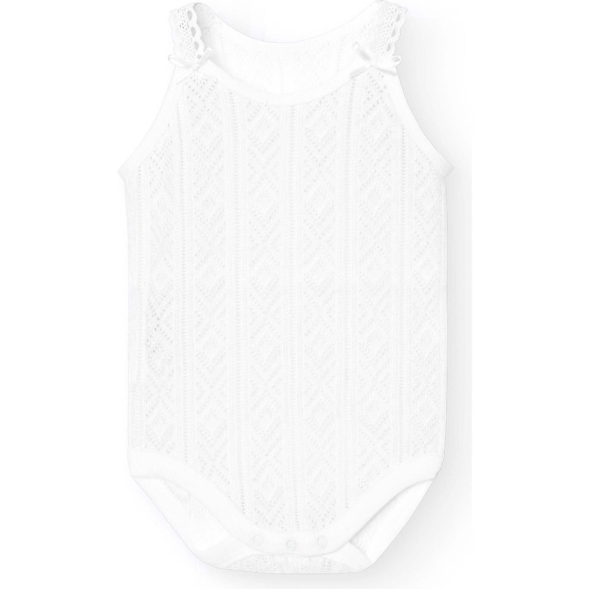 Body bebé tirantes finos perlé lazos