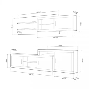 Salón Nuka V2 Cambria - Blanco